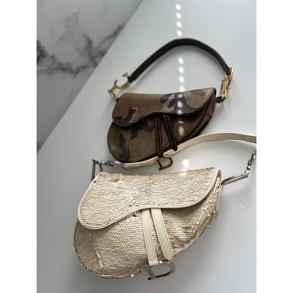 Dior Extremely rare small size camouflage saddle bag - Picture 11 of 11